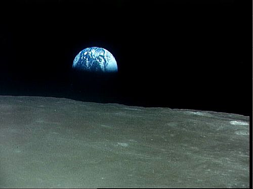 Earth as seen from the Moon